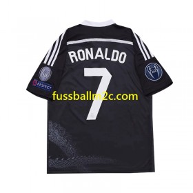 Fußballtrikots Real Madrid Cristiano Ronaldo 7 2014 Retro Kinder Ausweich Trikotsatz